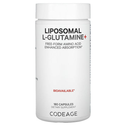 Codeage, Liposomal L-Glutamine+, 500 mg , 180 Capsules