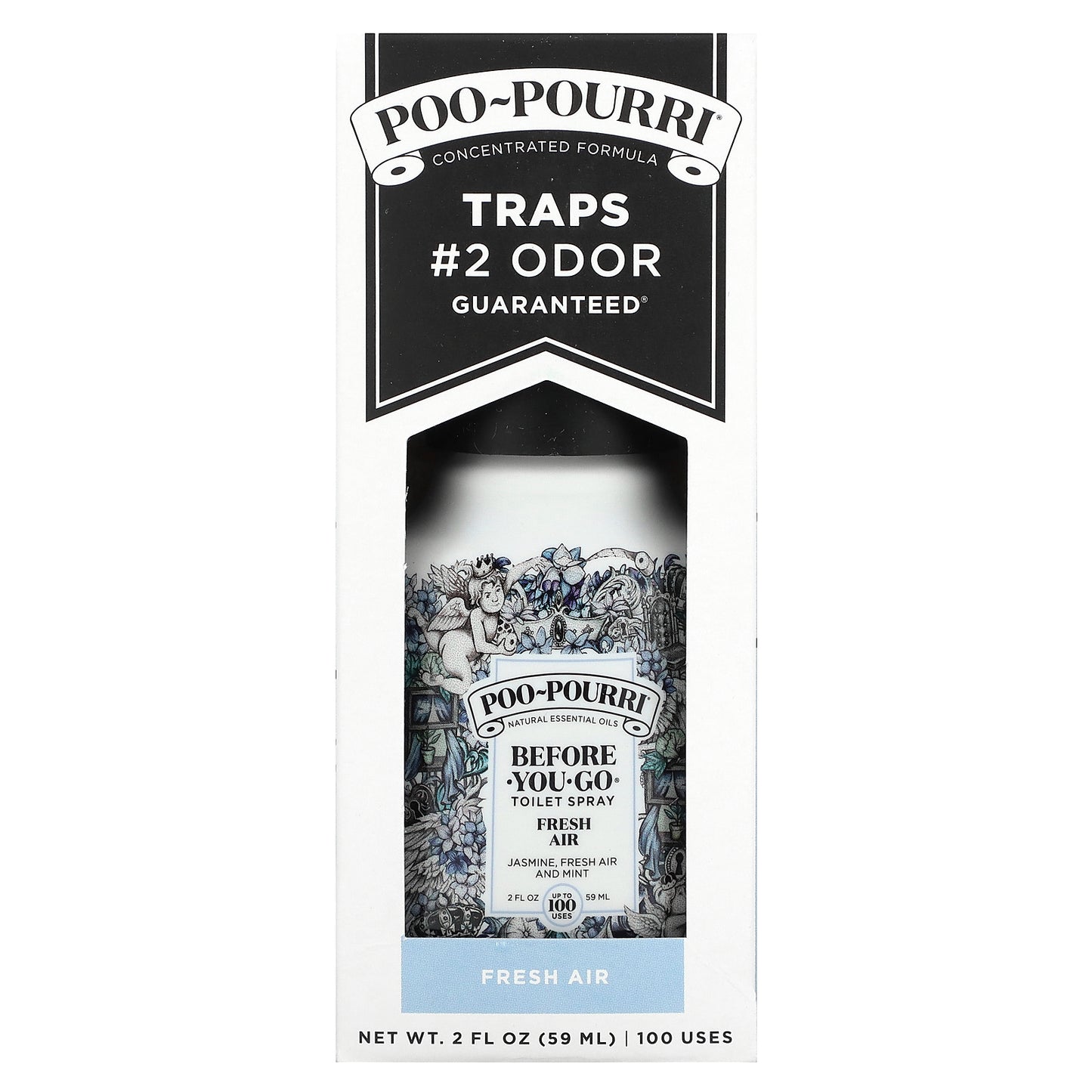 Poo-Pourri, Before-You-Go® Toilet Sprays, Fresh Air, 2 fl oz (59 ml)