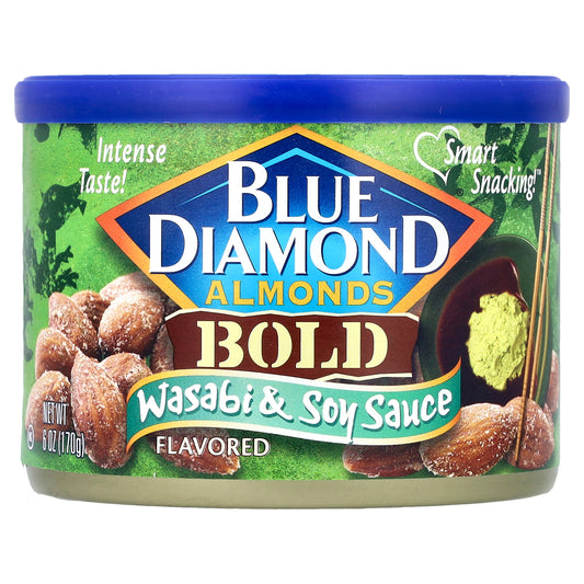 Blue Diamond, Almonds, Bold, Wasabi & Soy Sauce, 6 oz (170 g)