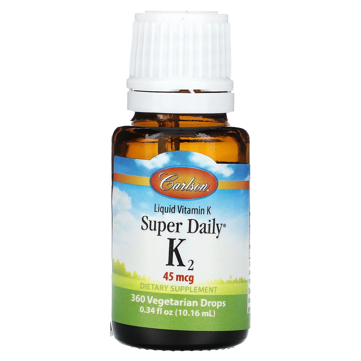 Carlson, Super Daily® K2, 45 mcg, 0.34 fl oz (10.16 ml)