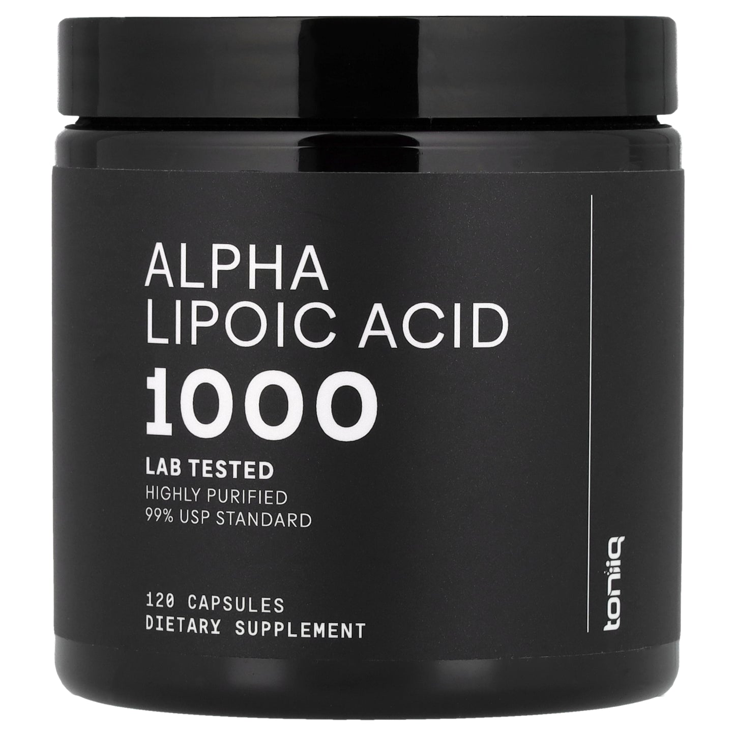 Toniiq, Alpha Lipoic Acid 1000, 120 Capsules (500 mg per Capsule)