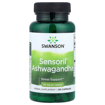 Swanson, Sensoril® Ashwagandha, 125 mg, 120 Capsules