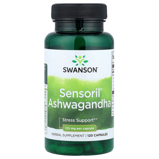Swanson, Sensoril® Ashwagandha, 125 mg, 120 Capsules