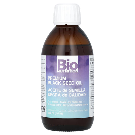 Bio Nutrition, Premium Black Seed Oil, 5 g, 8 fl oz (237 ml)