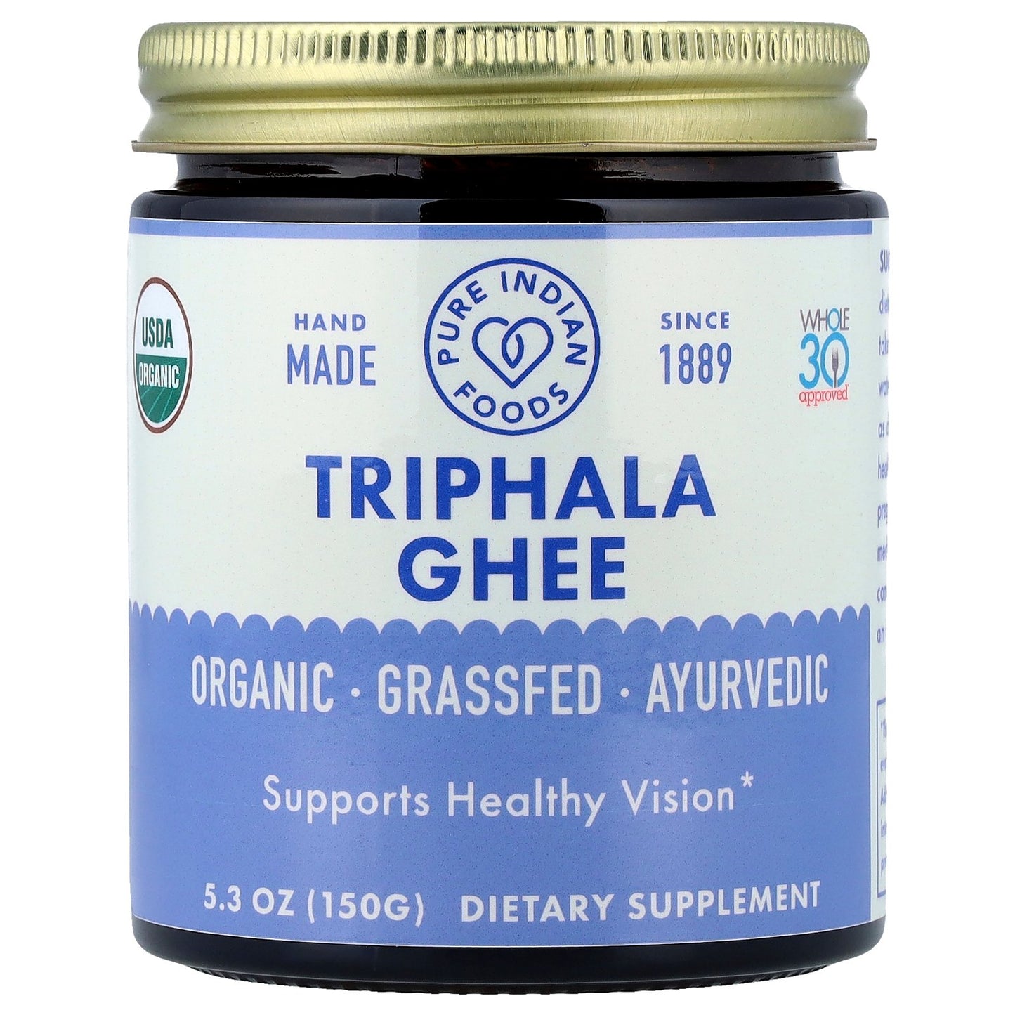 Pure Indian Foods, Organic Triphala Ghee, 5.3 oz (150 g)