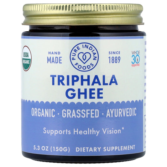 Pure Indian Foods, Organic Triphala Ghee, 5.3 oz (150 g)