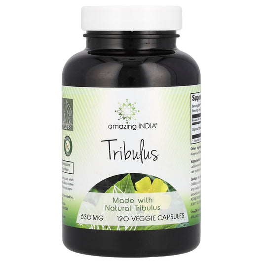 Amazing India, Tribulus, 630 mg, 120 Veggie Capsules