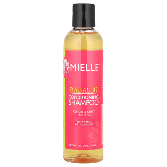 Mielle, Conditioning Shampoo, For Dry & Curly Hair Types, Babassu, 8  fl oz (240 ml)