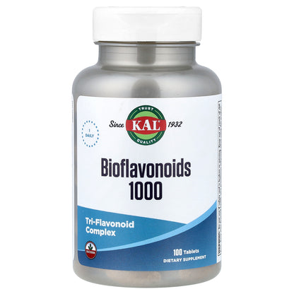 KAL, Bioflavonoids 1000, 100 Tablets
