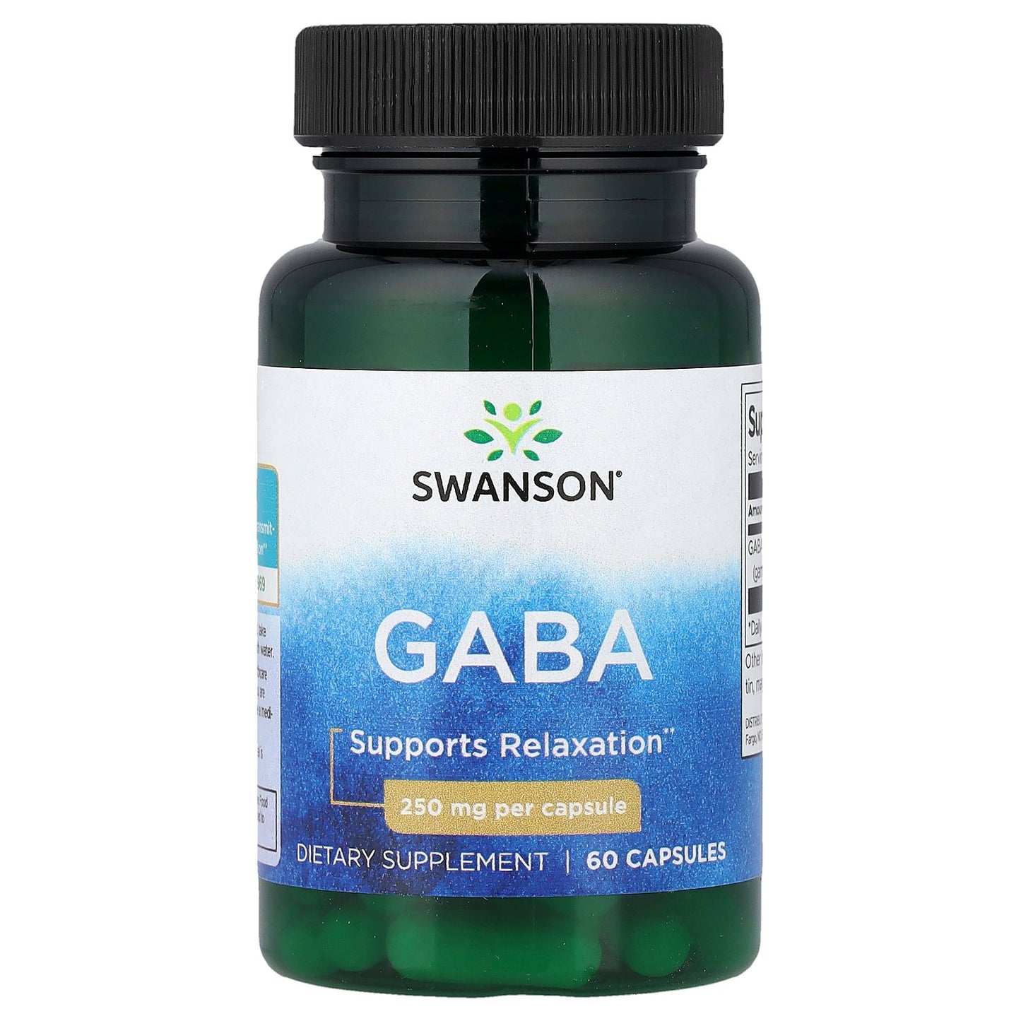 Swanson, Gaba, 250 mg, 60 Capsules