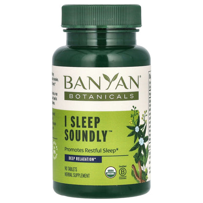 Banyan Botanicals, I Sleep Soundly, 90 Tablets