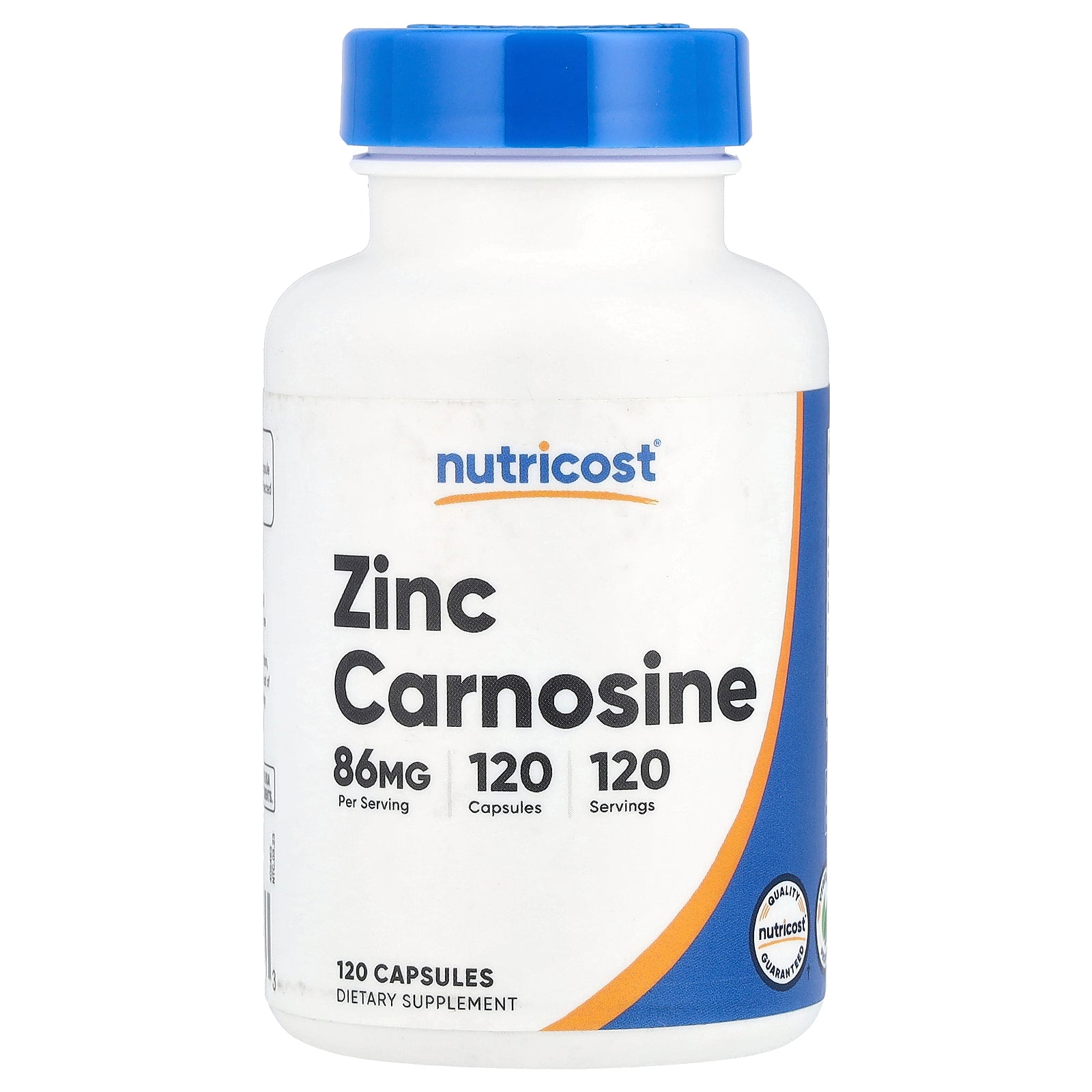 Nutricost, Zinc Carnosine, 86 mg, 120 Capsules