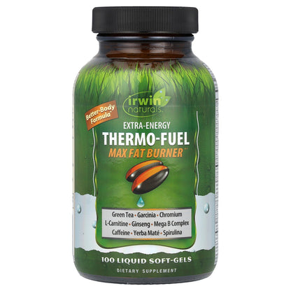 Irwin Naturals, Extra-Energy Thermo-Fuel Max Fat Burner™, 100 Liquid Soft-Gels