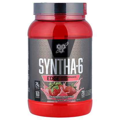 BSN, Syntha-6® Edge, Protein Powder Drink Mix, Strawberry Milkshake, 2.34 lb (1.06 kg)