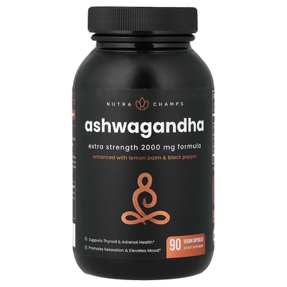 NutraChamps, Ashwagandha, 90 Vegan Capsules