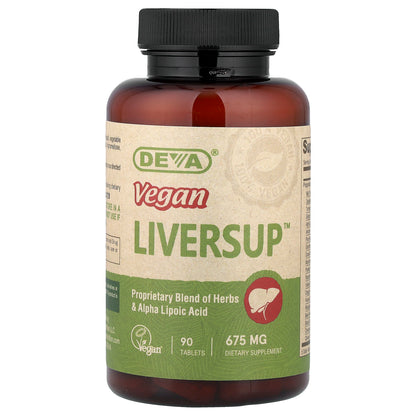 Deva, Vegan Liversup™, 675 mg, 90 Tablets