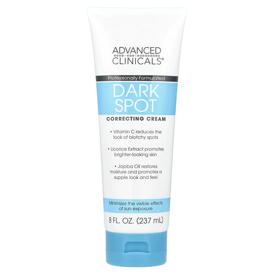 Advanced Clinicals, Dark Spot, Correcting Cream, 8 fl oz (237 ml)