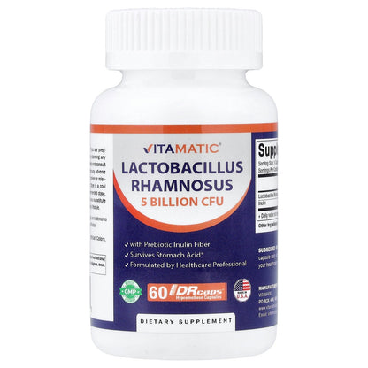 Vitamatic, Lactobacillus Rhamnosus, 60 DRcaps® Hypromellose Capsules