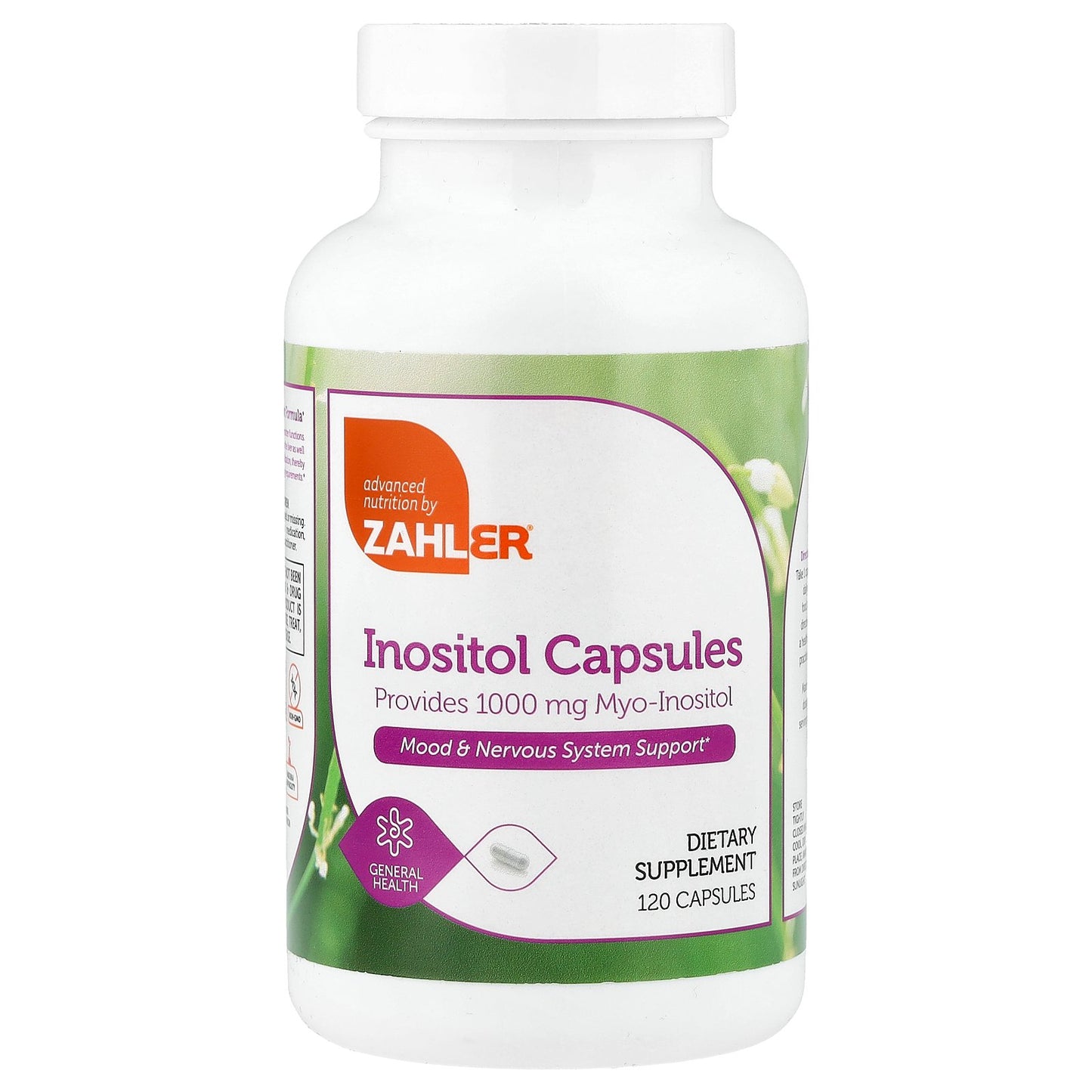Zahler, Inositol, 1,000 mg , 120 Capsules