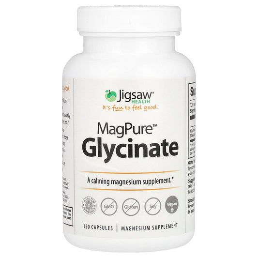 Jigsaw Health, MagPure™ Glycinate, 120 Capsules (50 mg per Capsule)