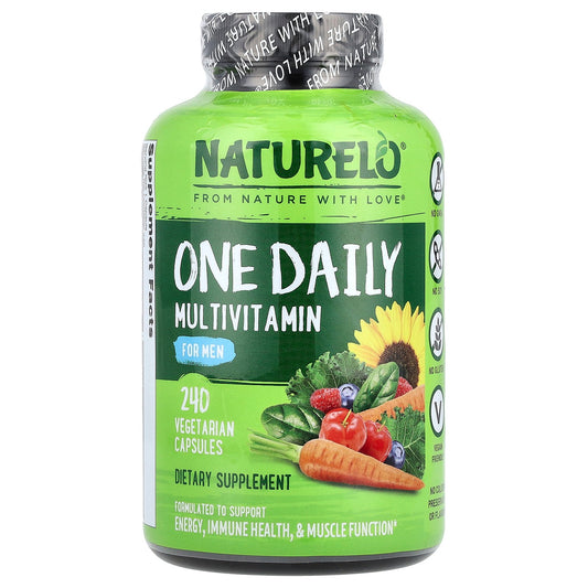 NATURELO, One Daily Multivitamin For Men, 240 Vegetarian Capsules