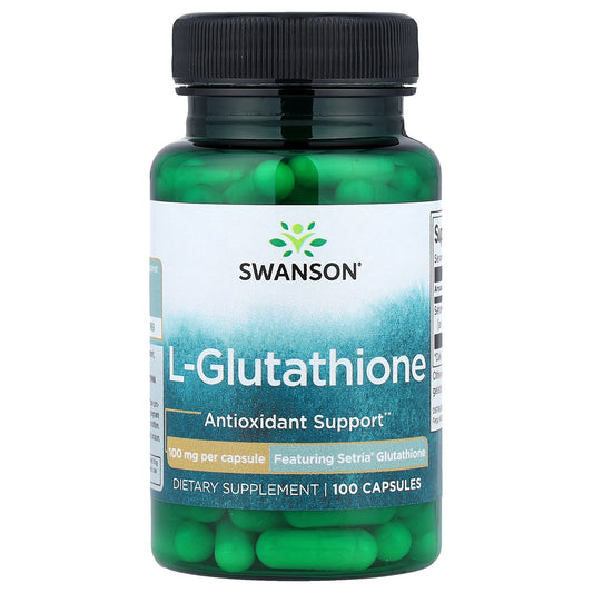 Swanson, L-Glutathione, 100 mg, 100 Capsules