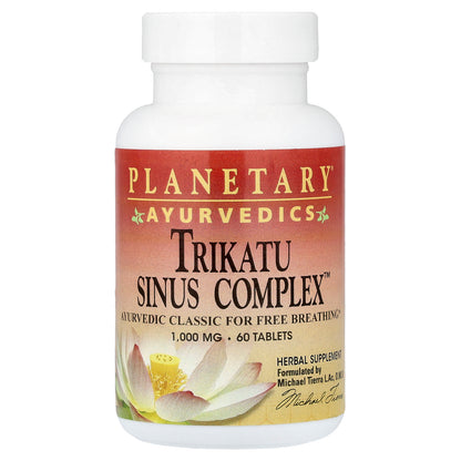 Planetary Herbals, Ayurvedics, Trikatu Sinus Complex™, 60 Tablets