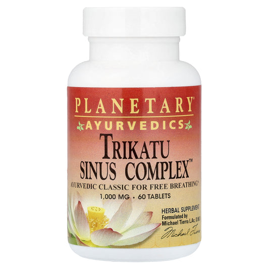 Planetary Herbals, Ayurvedics, Trikatu Sinus Complex™, 60 Tablets