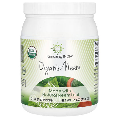 Amazing India, Organic Neem, 16 oz (454 g)