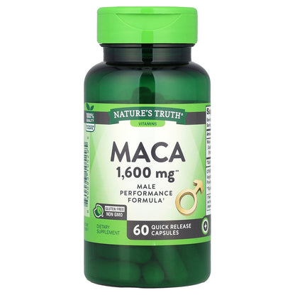 Nature's Truth, Maca, 1,600 mg, 60 Quick Release Capsules