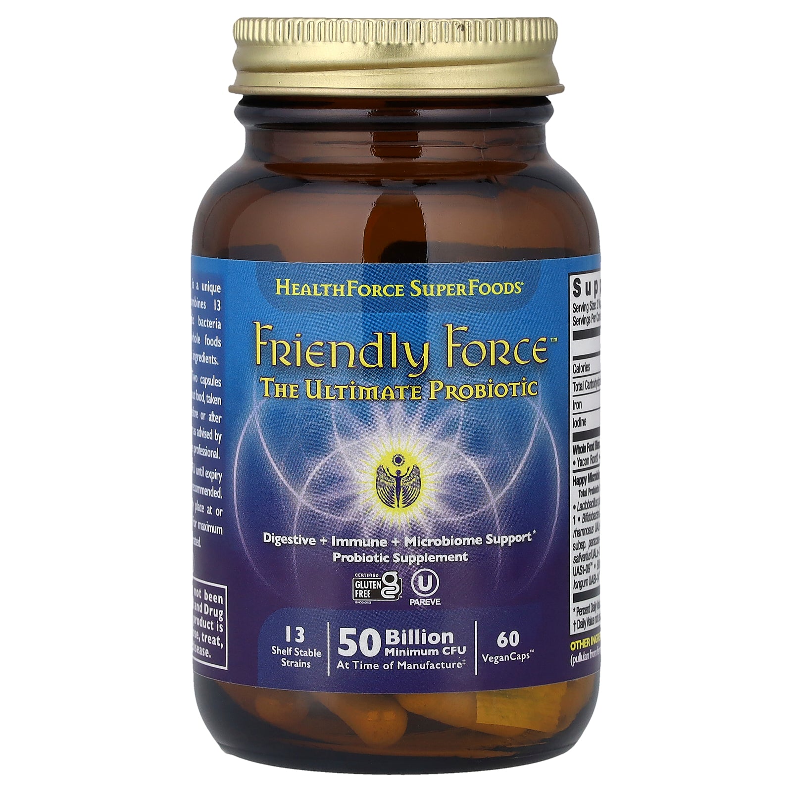 HealthForce Superfoods, Friendly Force™, The Ultimate Probiotic, 60 VeganCaps™