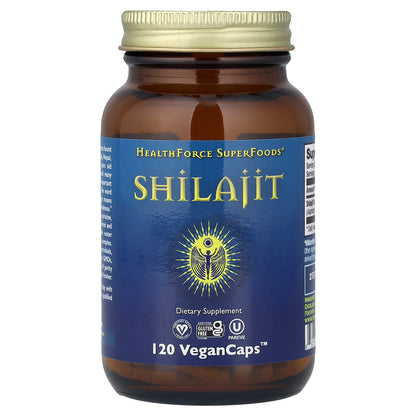 HealthForce Superfoods, Shilajit, 120 Vegan Caps (200 mg per Capsule)