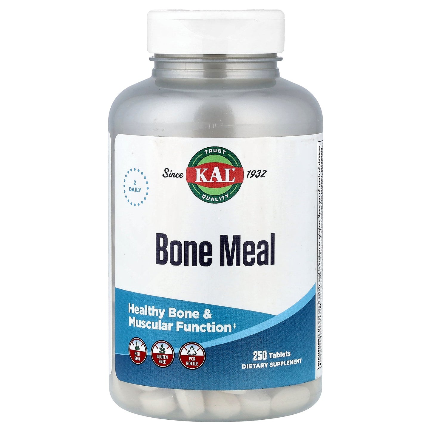 KAL, Bone Meal, 250 Tablets