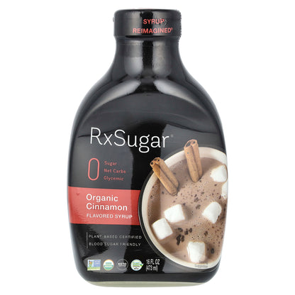 RxSugar, Organic Cinnamon Syrup, 16 fl oz (473 ml)