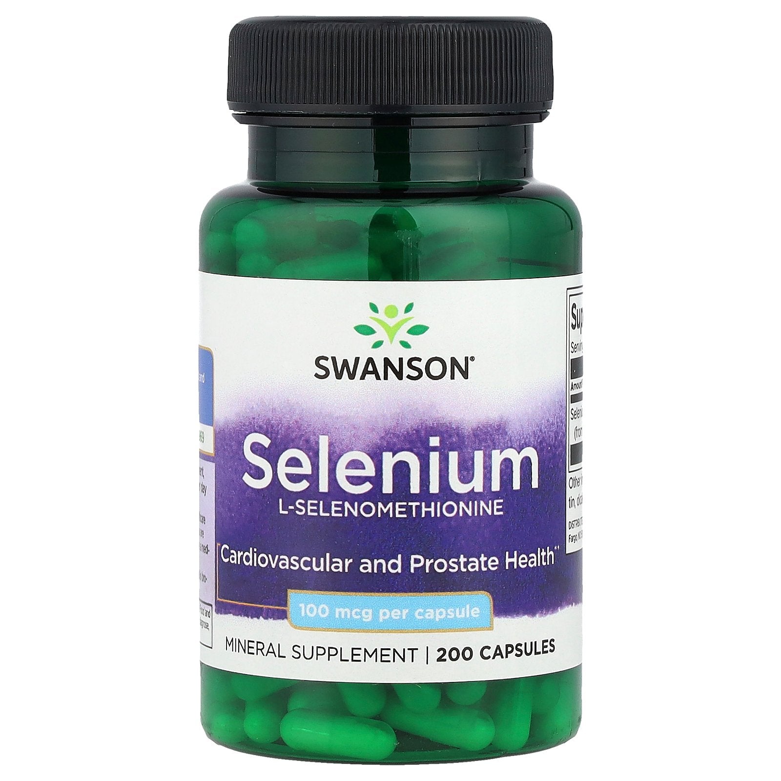 Swanson, Selenium, 100 mcg, 200 Capsules