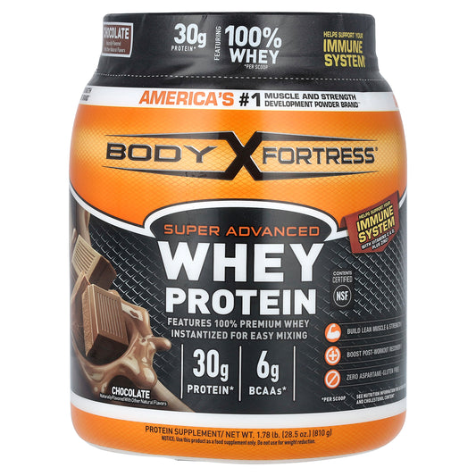 Body Fortress, Super Advanced Whey Protein, Chocolate , 1.78 lb (810 g)