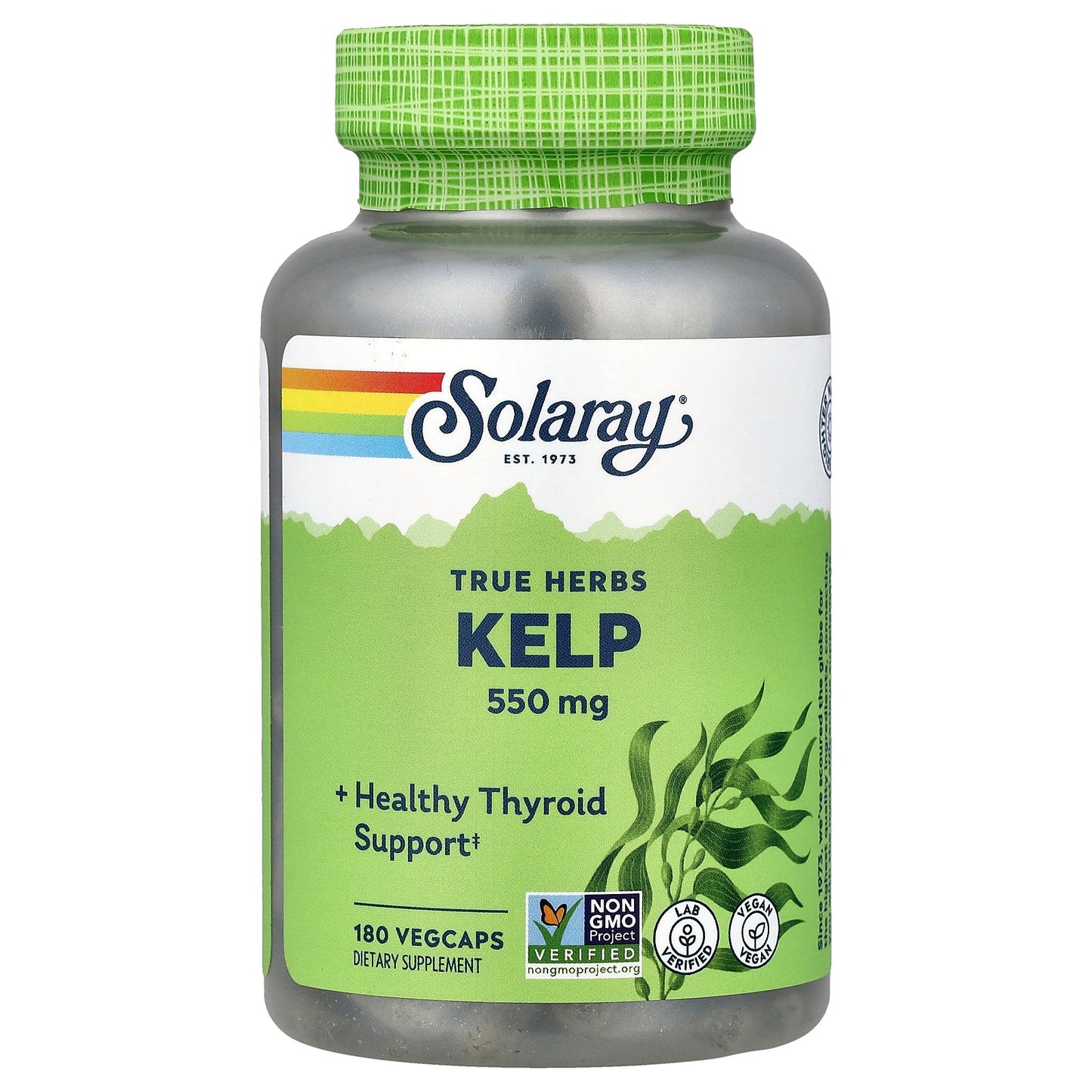 Solaray, True Herbs, Kelp, 550 mg, 180 VegCaps