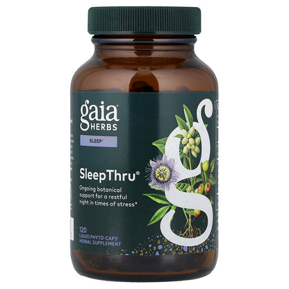 Gaia Herbs, SleepThru®, 120 Liquid Phyto-Caps® (470 mg per Cap)