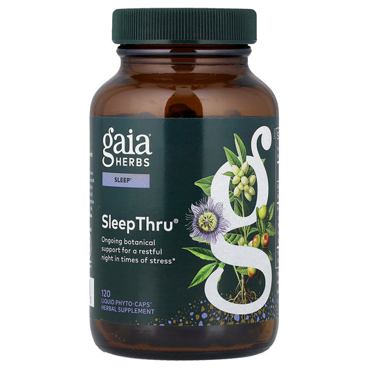 Gaia Herbs, SleepThru®, 120 Liquid Phyto-Caps® (470 mg per Cap)