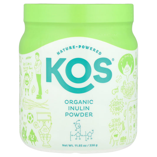 KOS, Organic Inulin Powder, 11.85 oz (336 g)