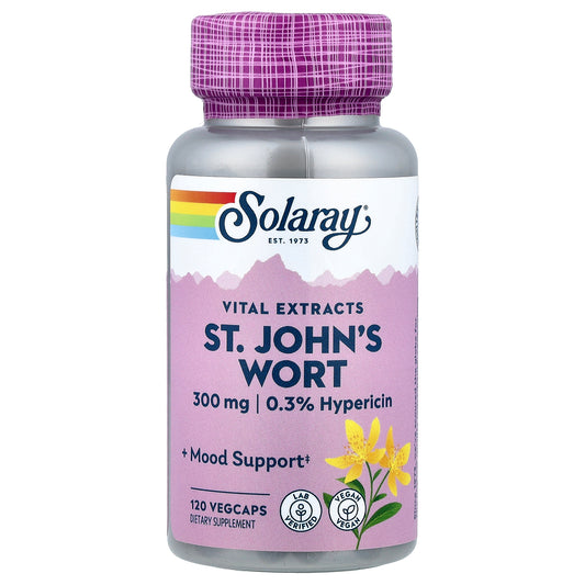 Solaray, Vital Extracts, St. John's Wort, 300 mg, 120 VegCaps