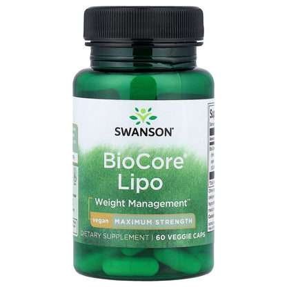 Swanson, BioCore® Lipo, Maximum Strength, 60 Veggie Caps (50 mg per Capsule)