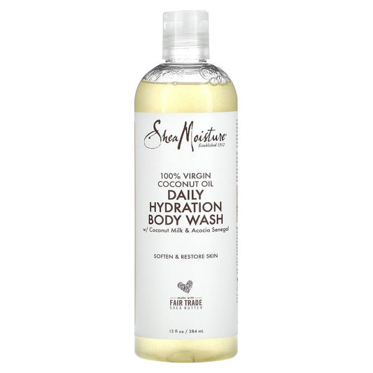 SheaMoisture, 100% Virgin Coconut Oil, Daily Hydration Body Wash, 13 fl oz (384 ml)