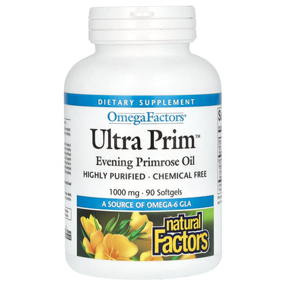 Natural Factors, Ultra Prim, 1,000 mg, 90 Softgels
