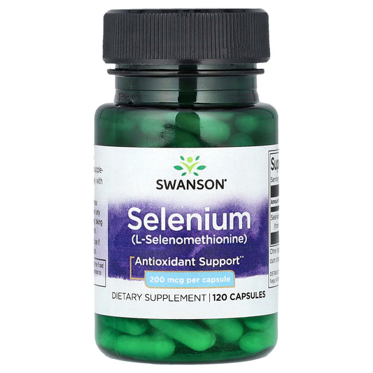 Swanson, Selenium, 200 mcg, 120 Capsules