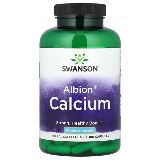 Swanson, Albion® Calcium, 180 Capsules