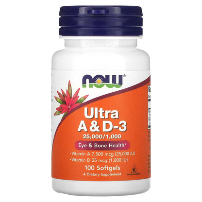 NOW Foods, Ultra A & D3, 100 Softgels