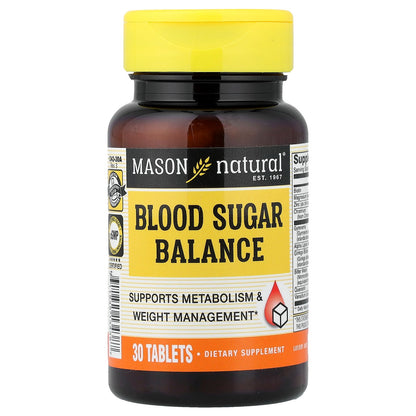 Mason Natural, Blood Sugar Balance, 30 Tablets