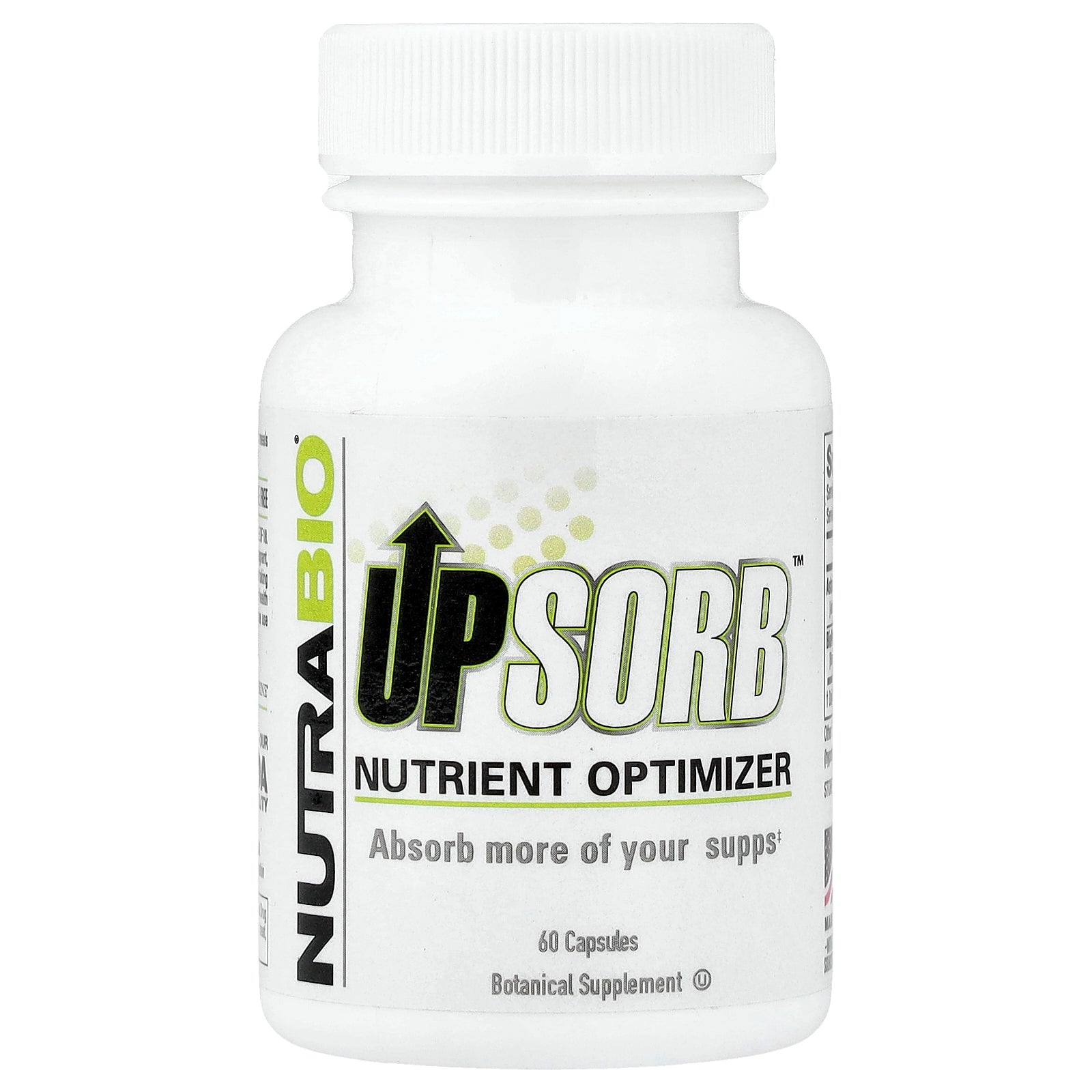 NutraBio, UpSorb™, 60 Capsules