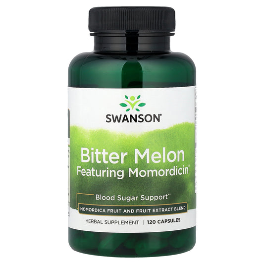 Swanson, Bitter Melon Featuring Momordicin®, 120 Capsules